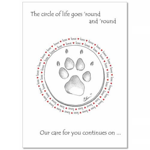 CCLLC Pet Sympathy Card