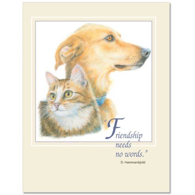 S63 Pet Sympathy Card
