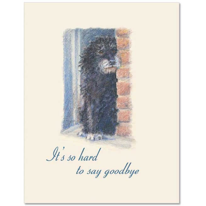 S86 Pet Sympathy Card
